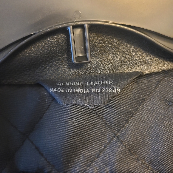 Man's leather coat - Picture 3 of 3